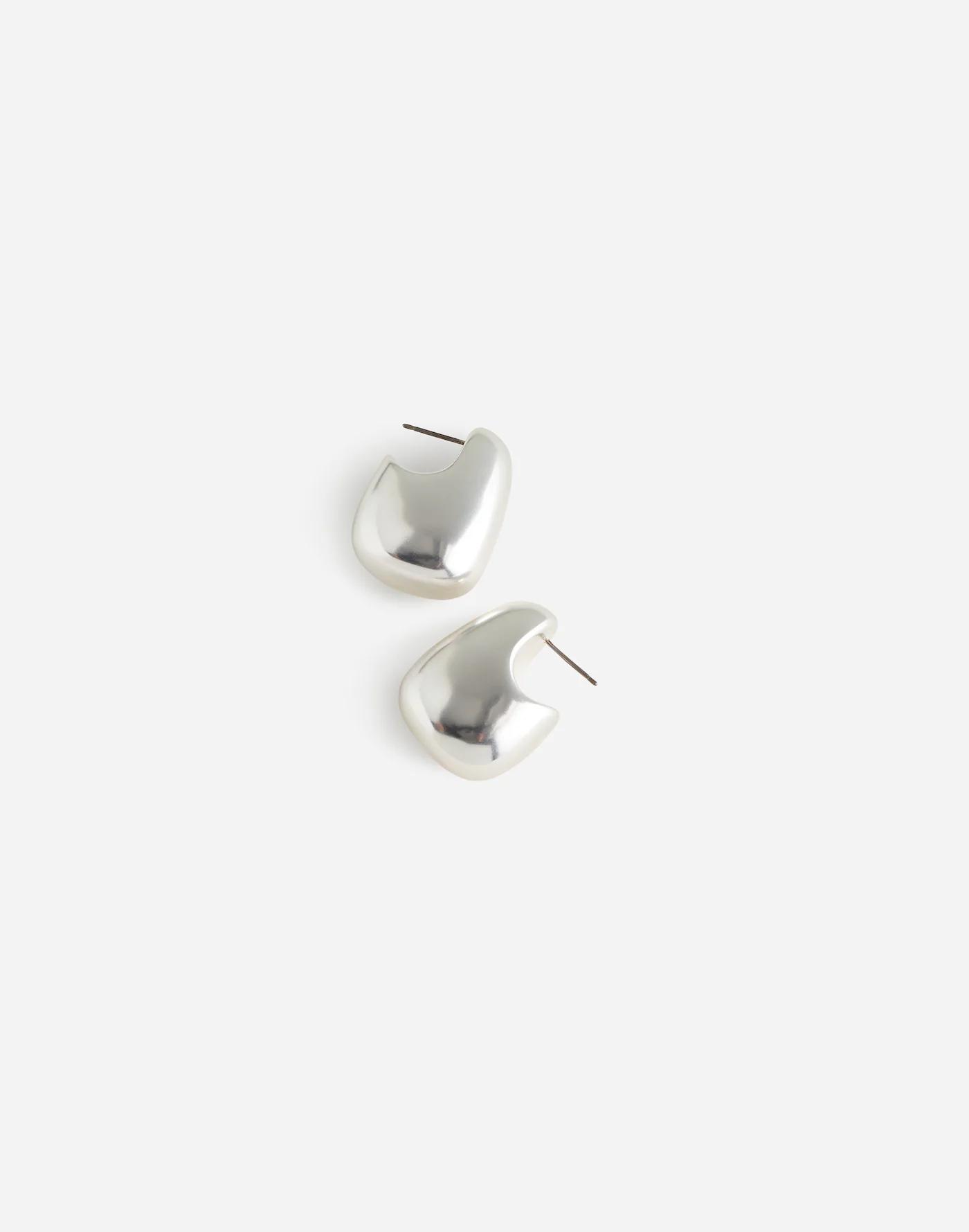 Sculptural Statement Hoop Earrings Product Image