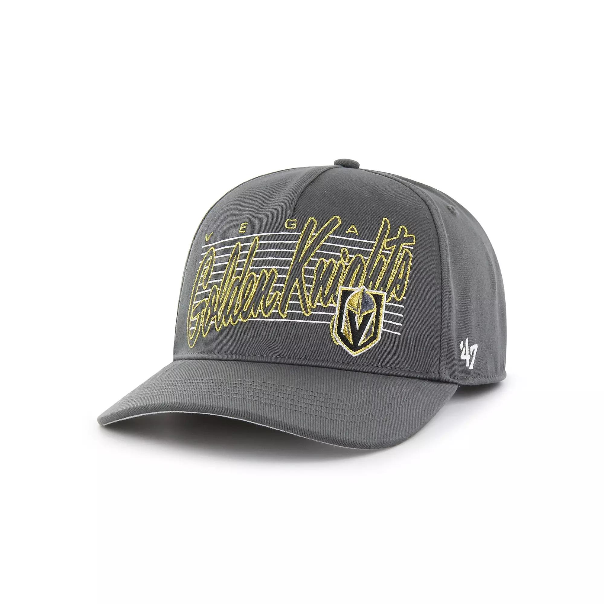 Men's '47 Charcoal Vegas Golden Knights Marquee Hitch Snapback Hat, Lvk Charco Product Image