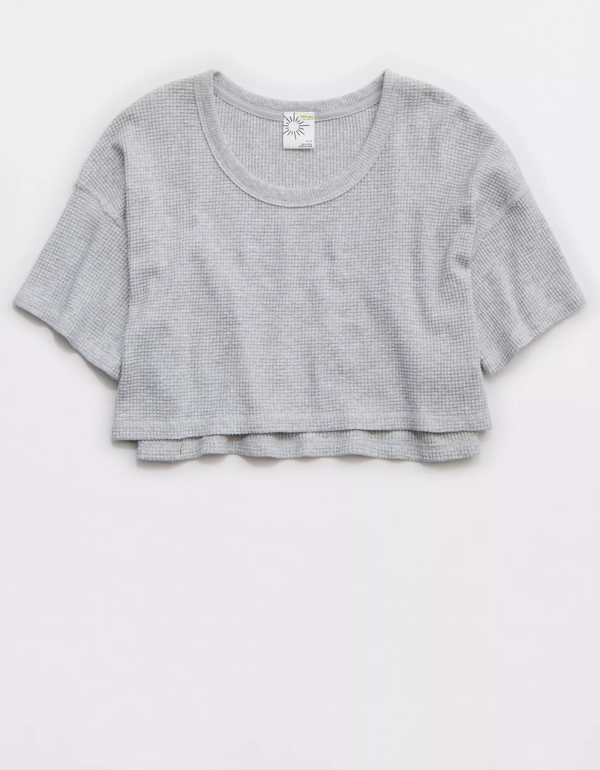 OFFLINE By Aerie Wow! Waffle Scoop T-Shirt Product Image