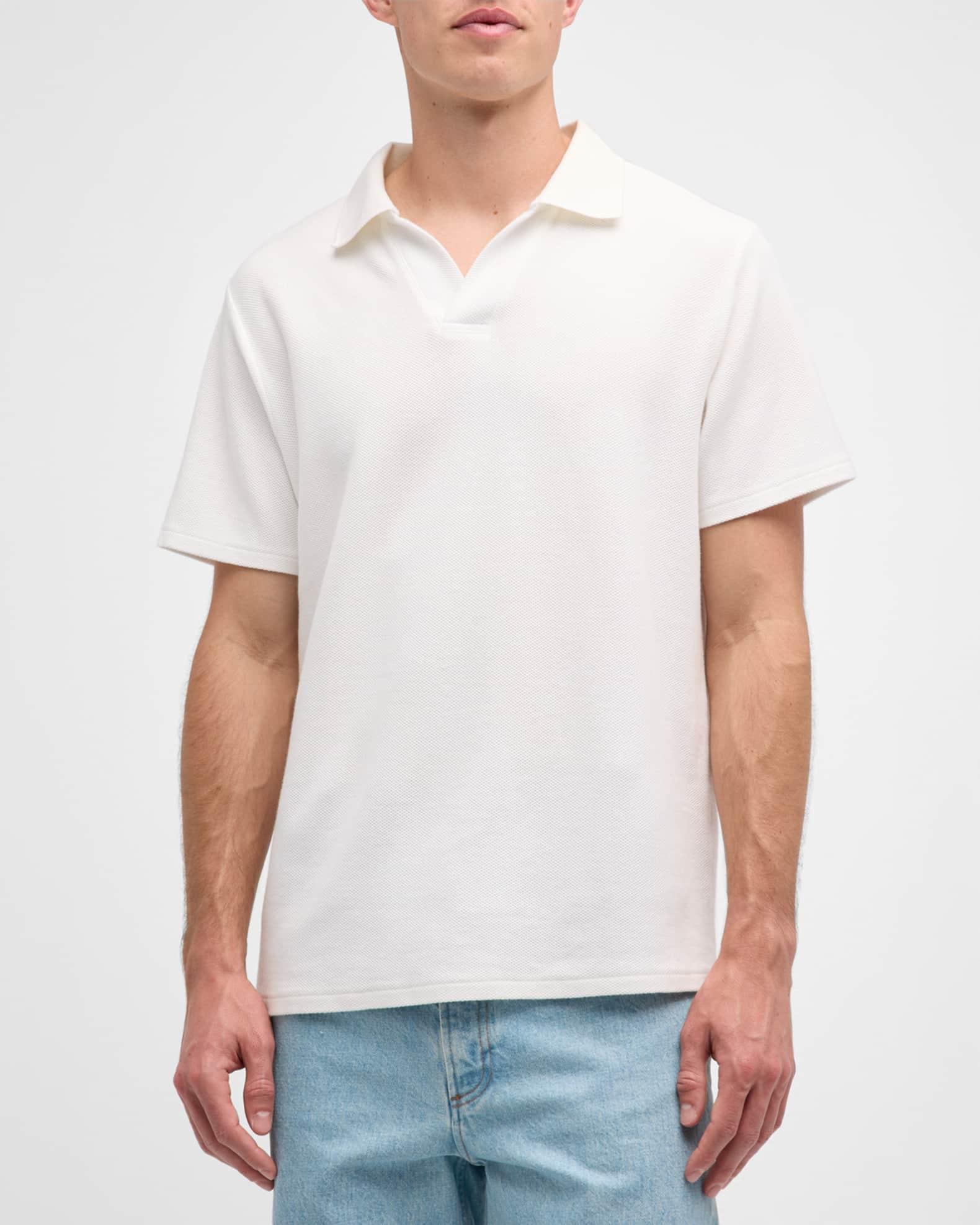 Mens Jacquard Polo Shirt Product Image