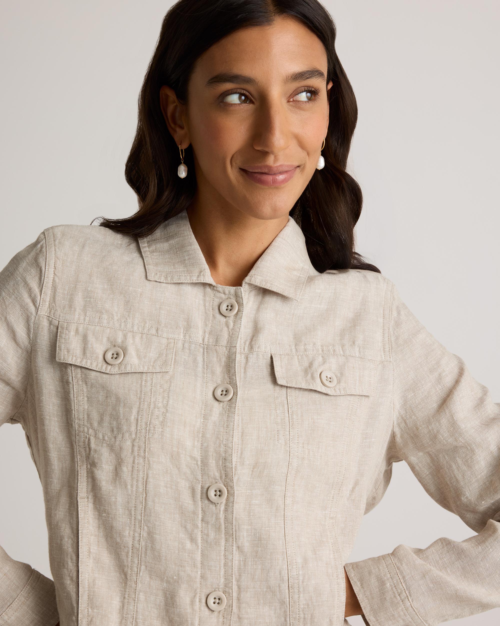 Quince | Women's 100% European Linen Jacket Product Image