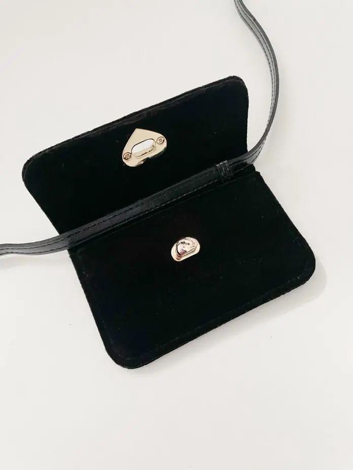 Heart Buckle Crossbody Mini Bag Product Image