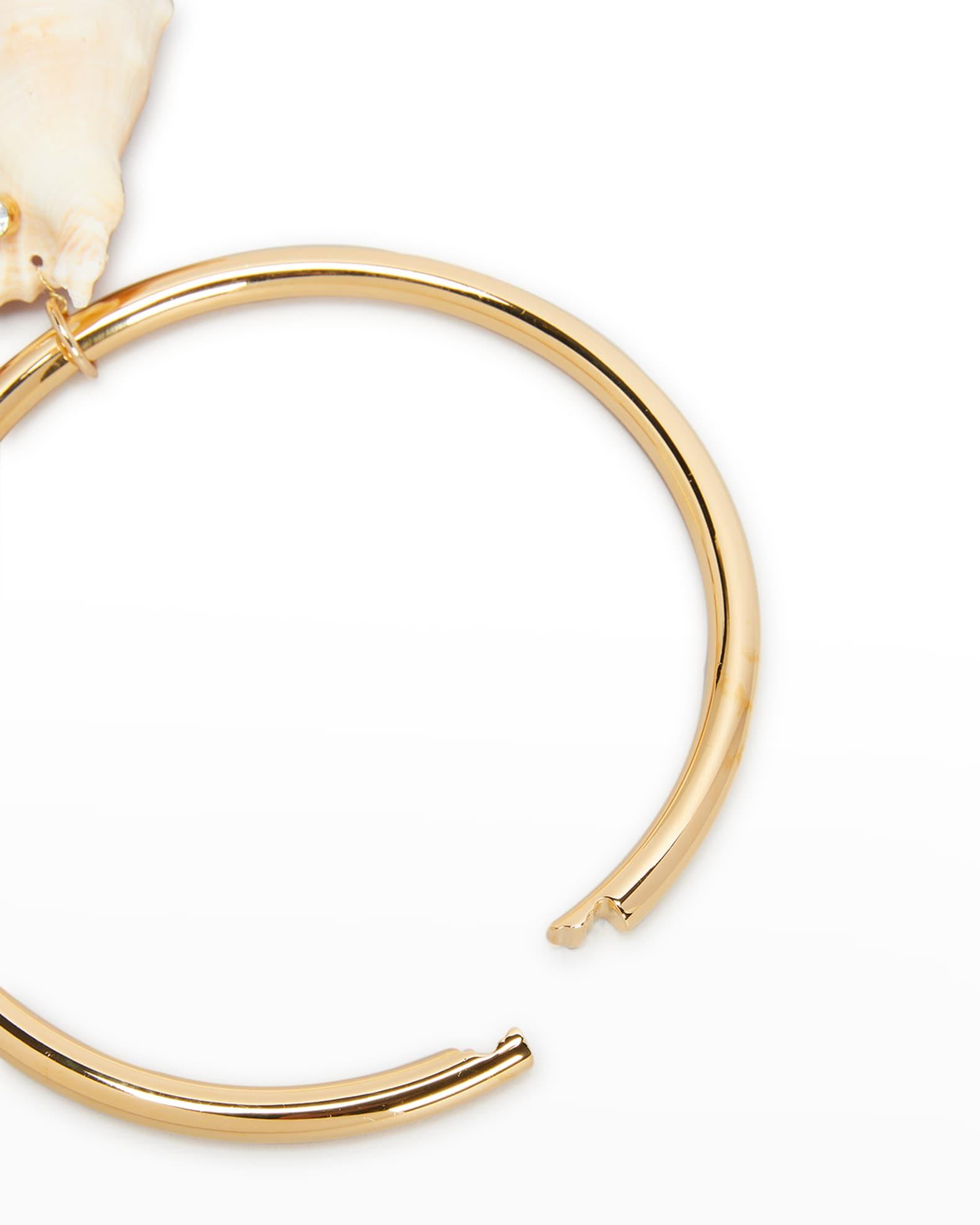 Chrystal Conch Shell Tubular Choker Necklace Product Image