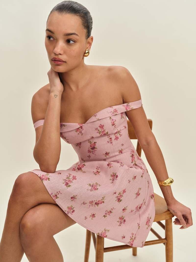 Sora Linen Dress Product Image