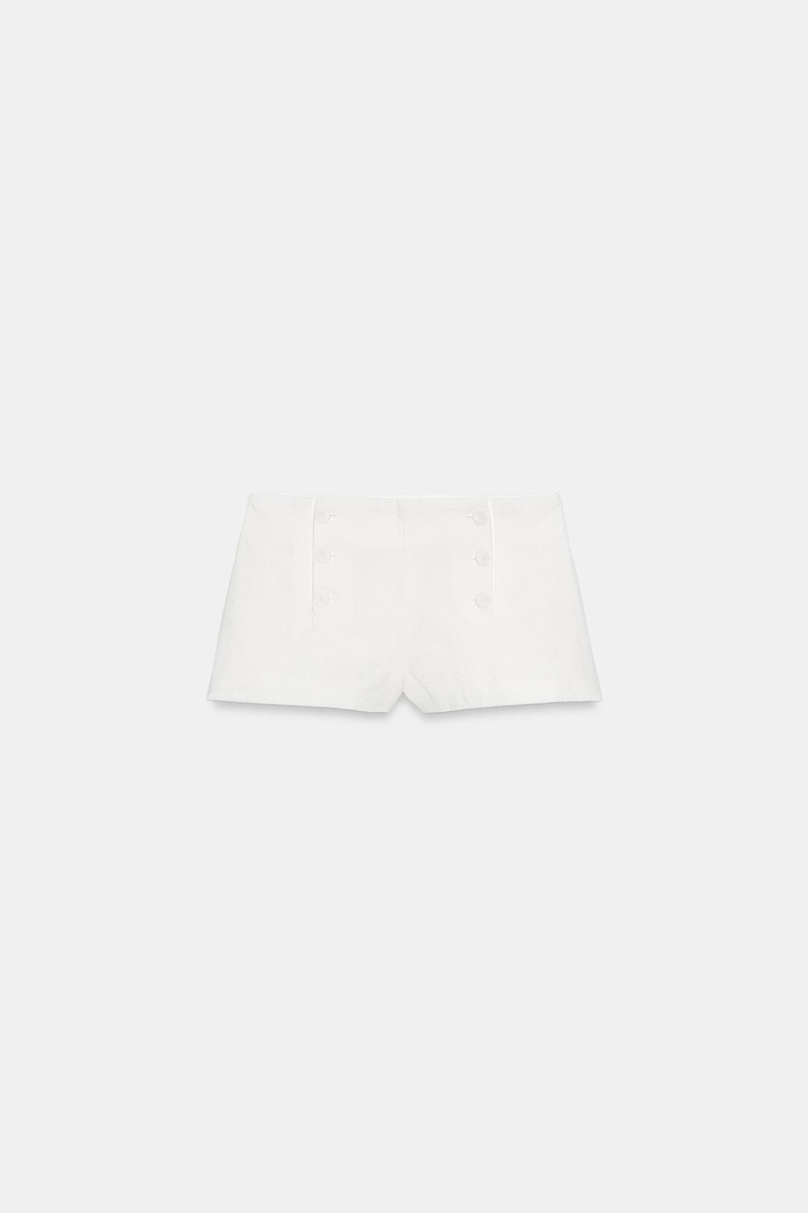 RAMIE BUTTON SHORTS Product Image