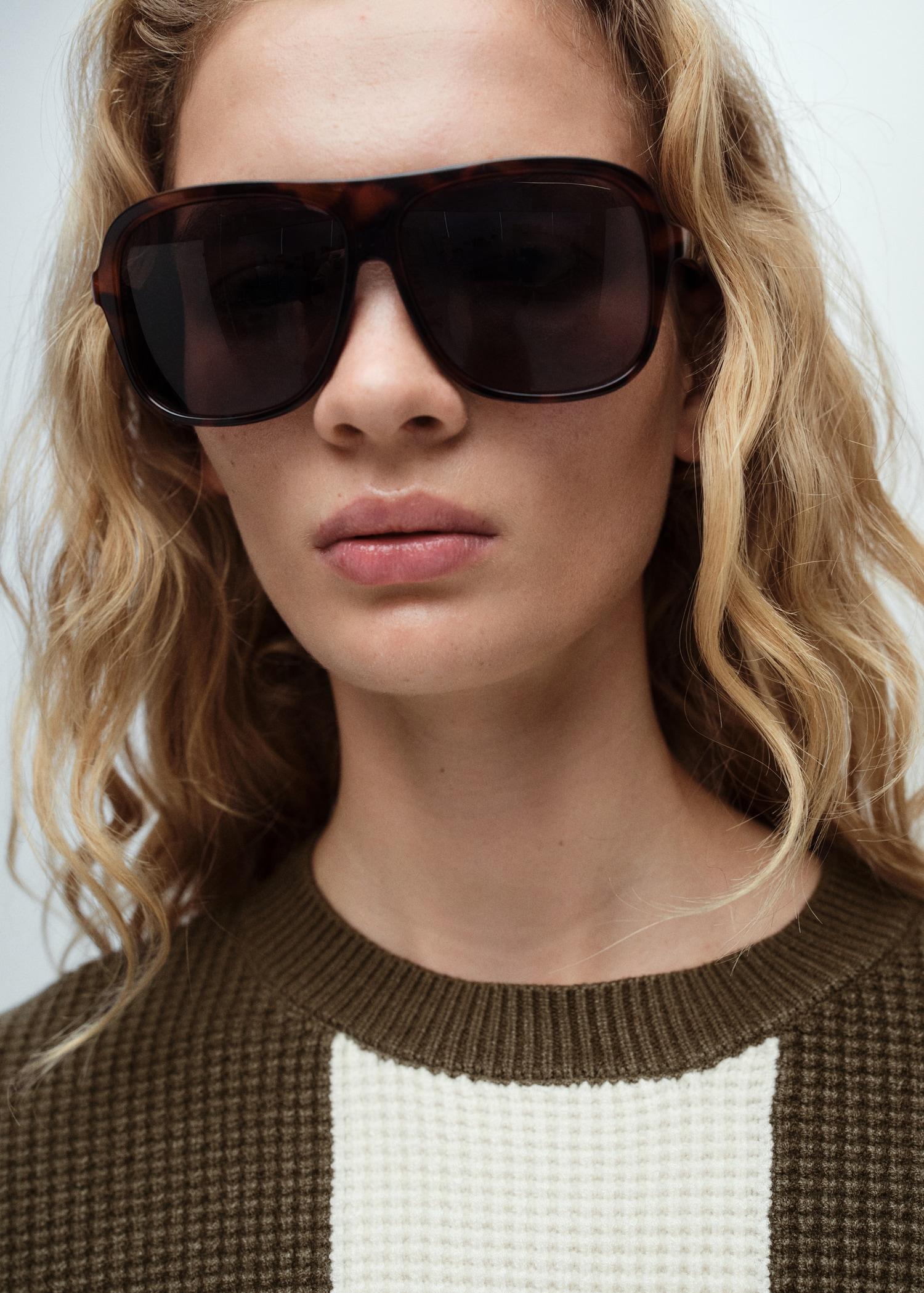 Knit striped sweater - Women | MANGO USA Product Image