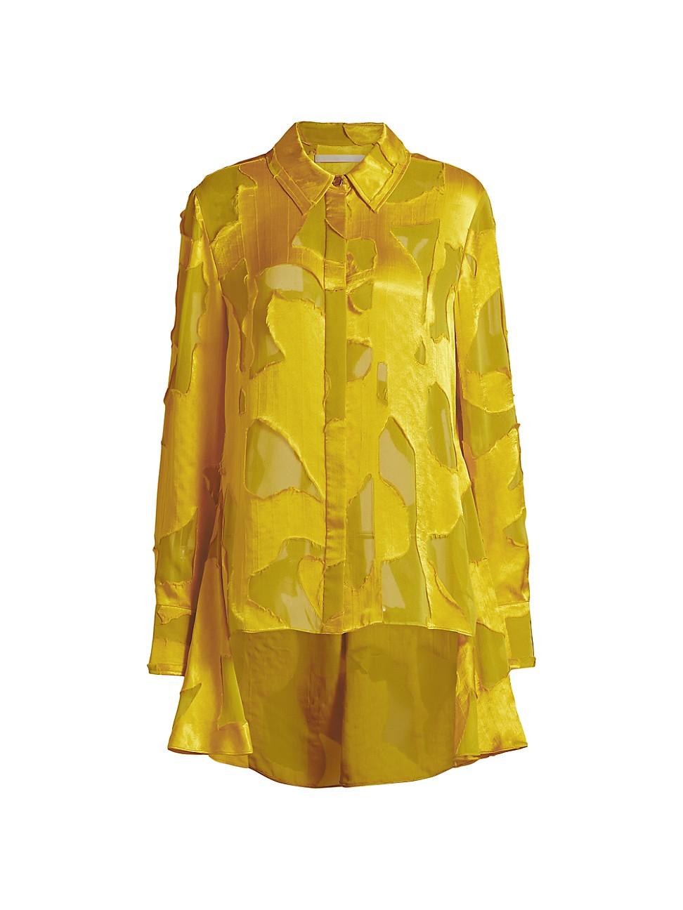 Womens Fil Coup Button-Front Shirt Product Image
