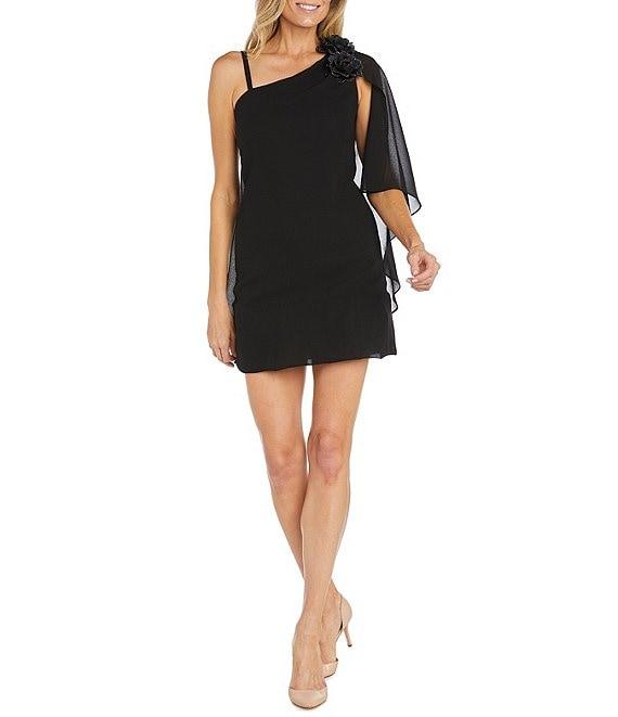 R & M Richards One Shoulder Flower Dress Product Image