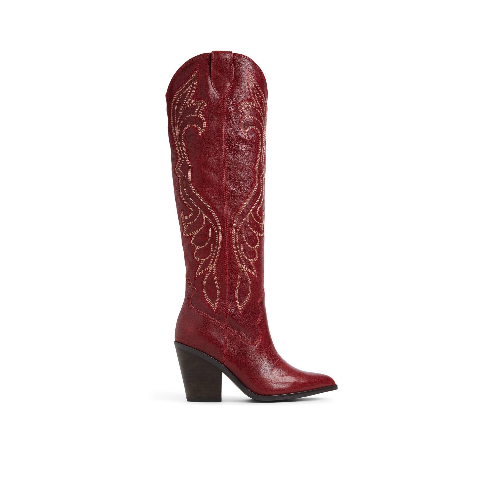Alamo Medium Red Women's Western and cowboy boots | ALDO US Product Image