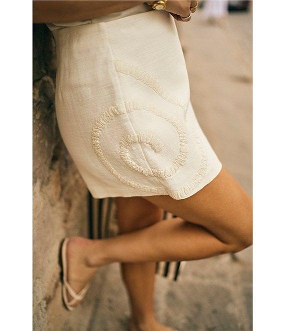 Antonio Melani x M.G. Style Kurry Textured Wrap Coordinating Skort Product Image