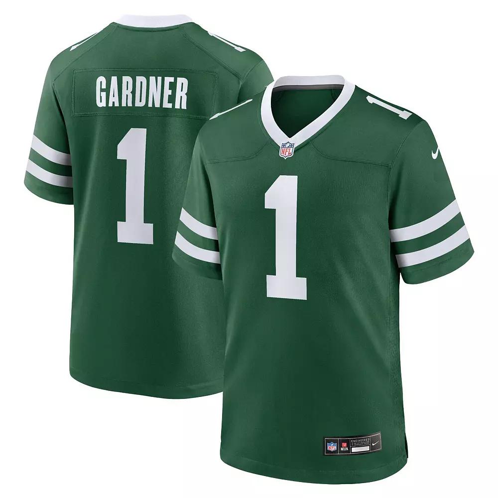 Men's Nike Ahmad Sauce Gardner Legacy Green New York Jets Game Jersey,  Product Image
