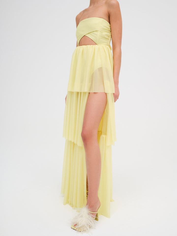 Juni Maxi Dress — Yellow Product Image