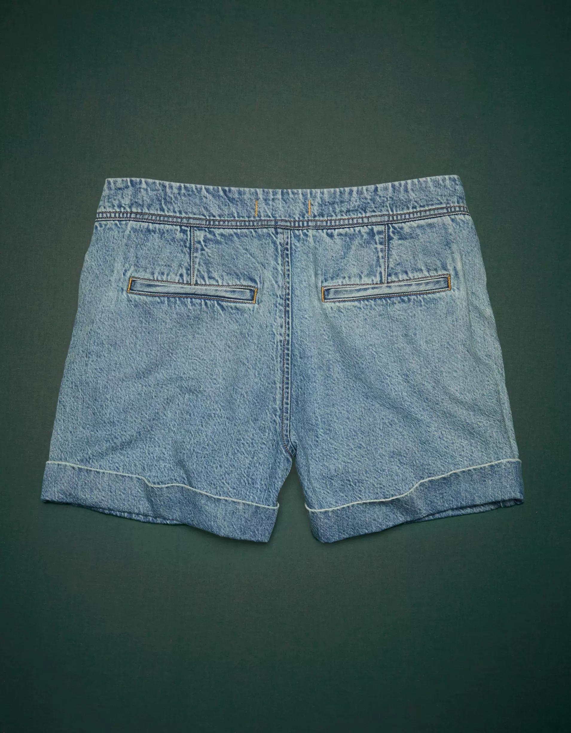 AE77 Premium Denim Military Short Product Image