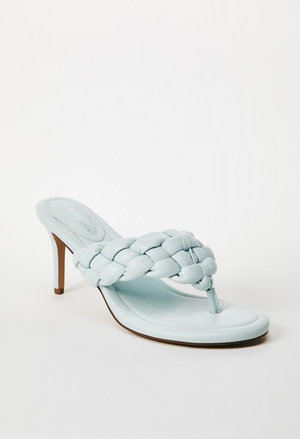 JustFab Margaux Platform Loafer Pump Womens Black/ White Size 8.5 Product Image