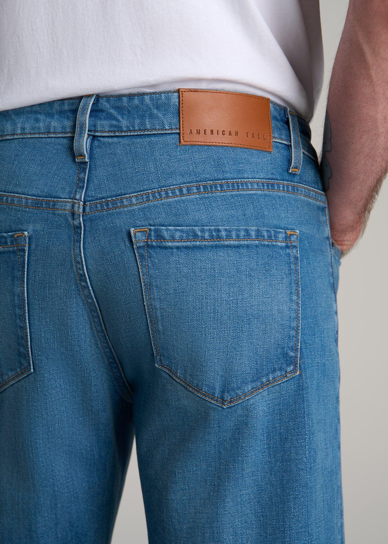 Americana Collection J1 Straight Fit Jeans For Tall Men in Sail Blue Male Product Image