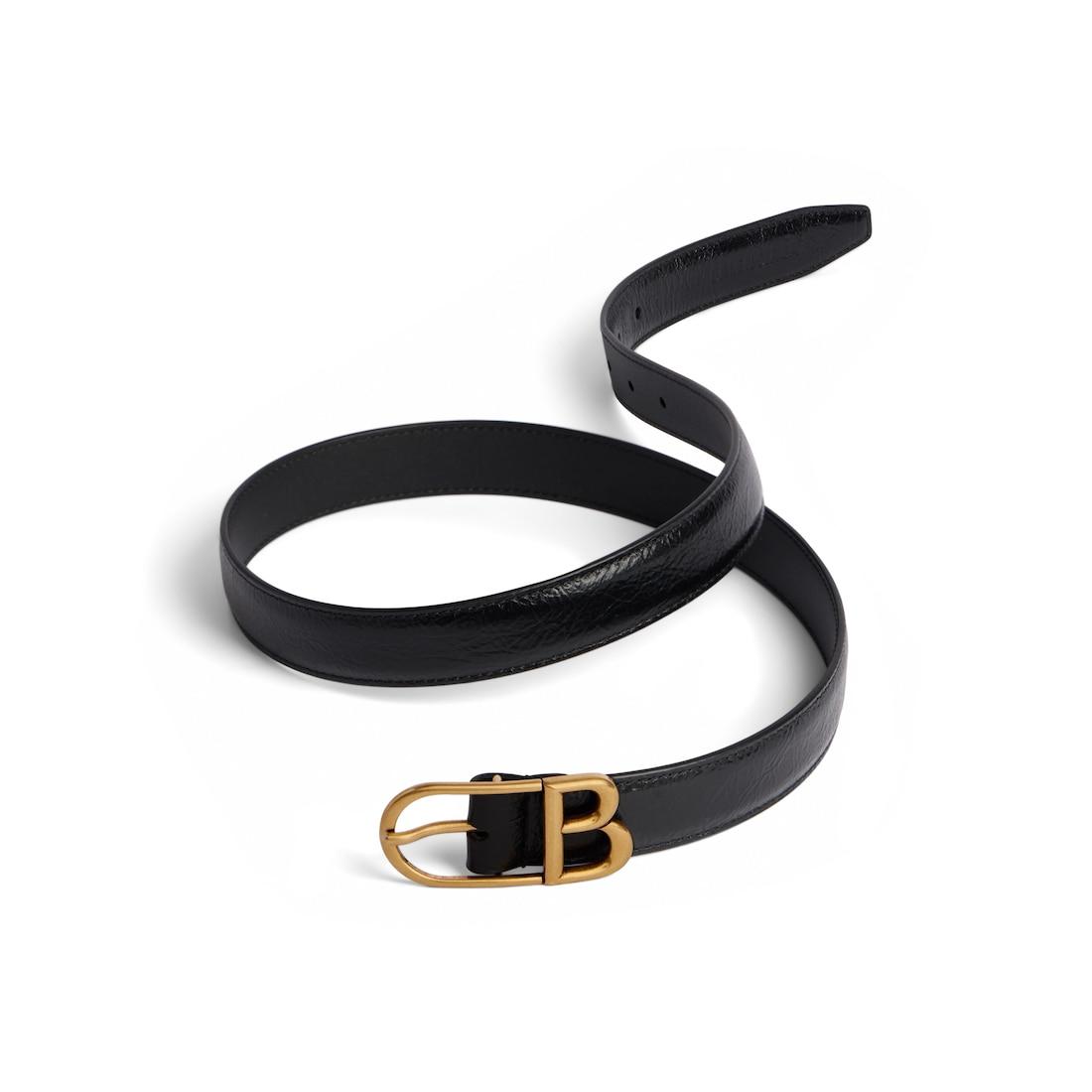Women's Classic B Belt  in Black Product Image
