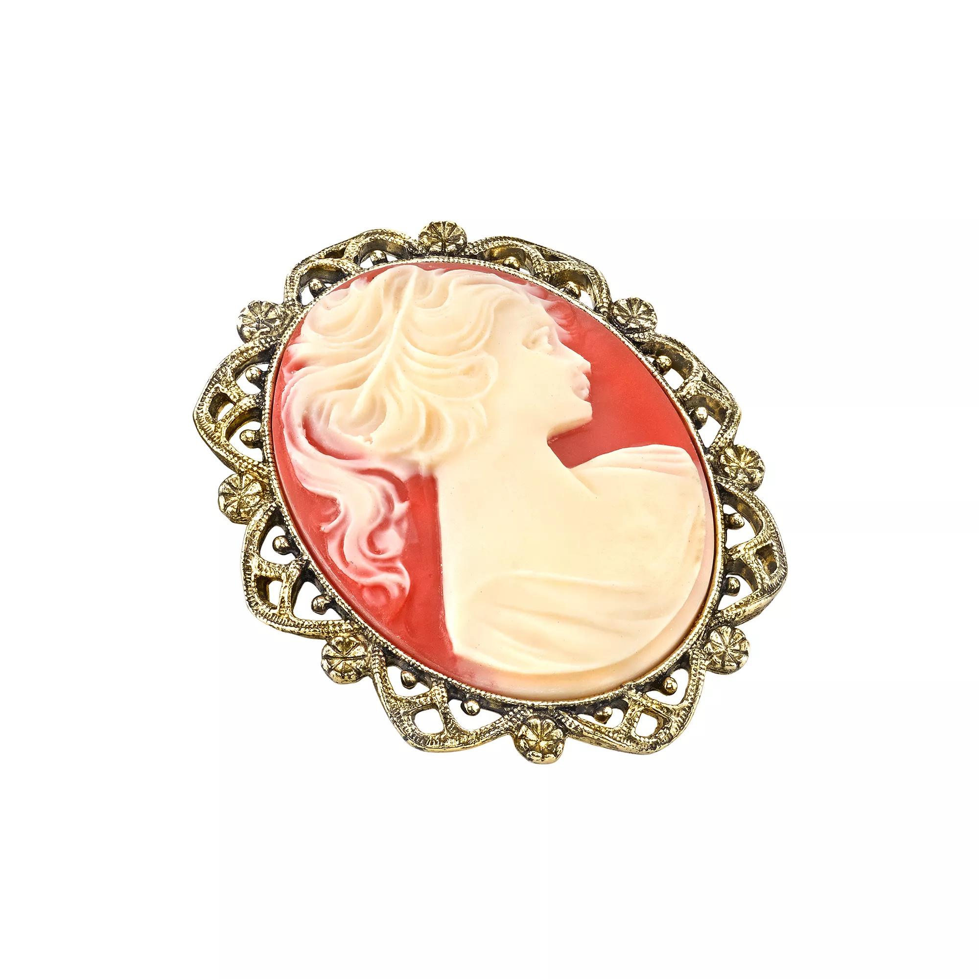 1928 Cameo Pin, Women's, Multicolor Product Image