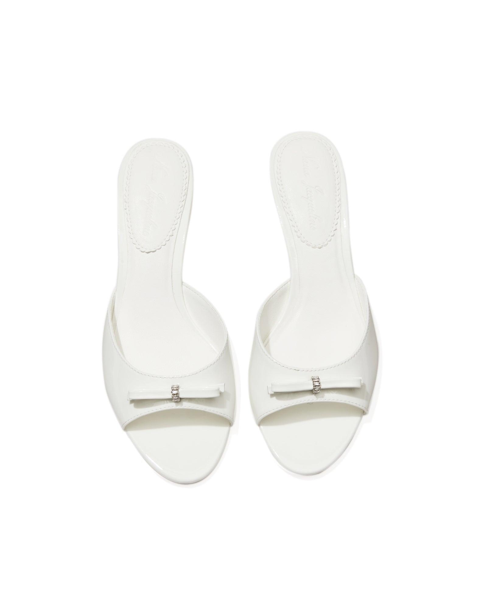 Ella Heart Shoes (White) Product Image