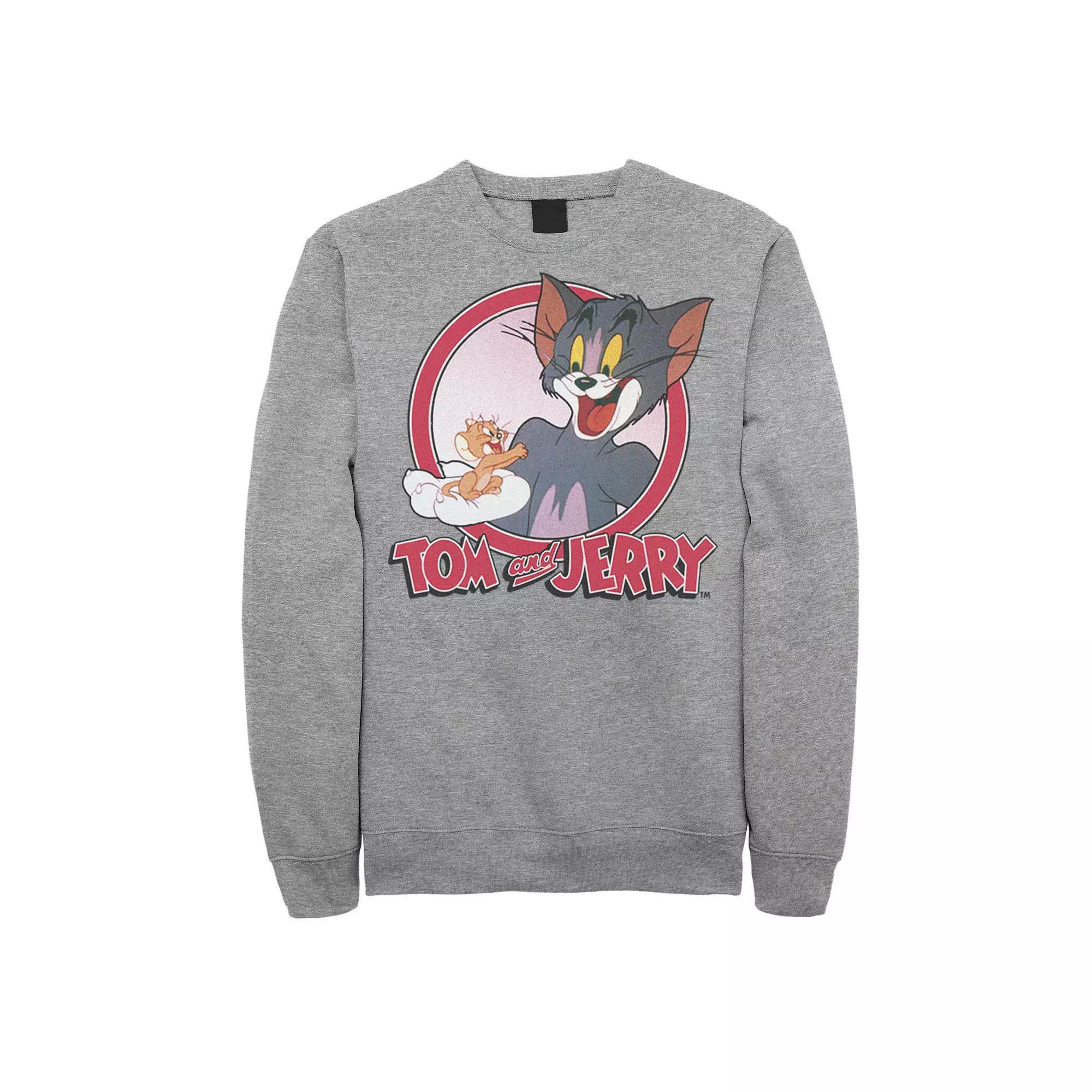 Mens Tom And Jerry Retro Style Portrait Sweatshirt, Men's,  Product Image
