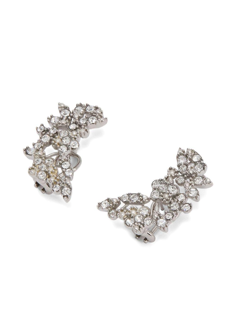 zirconia-embellished earrings Product Image