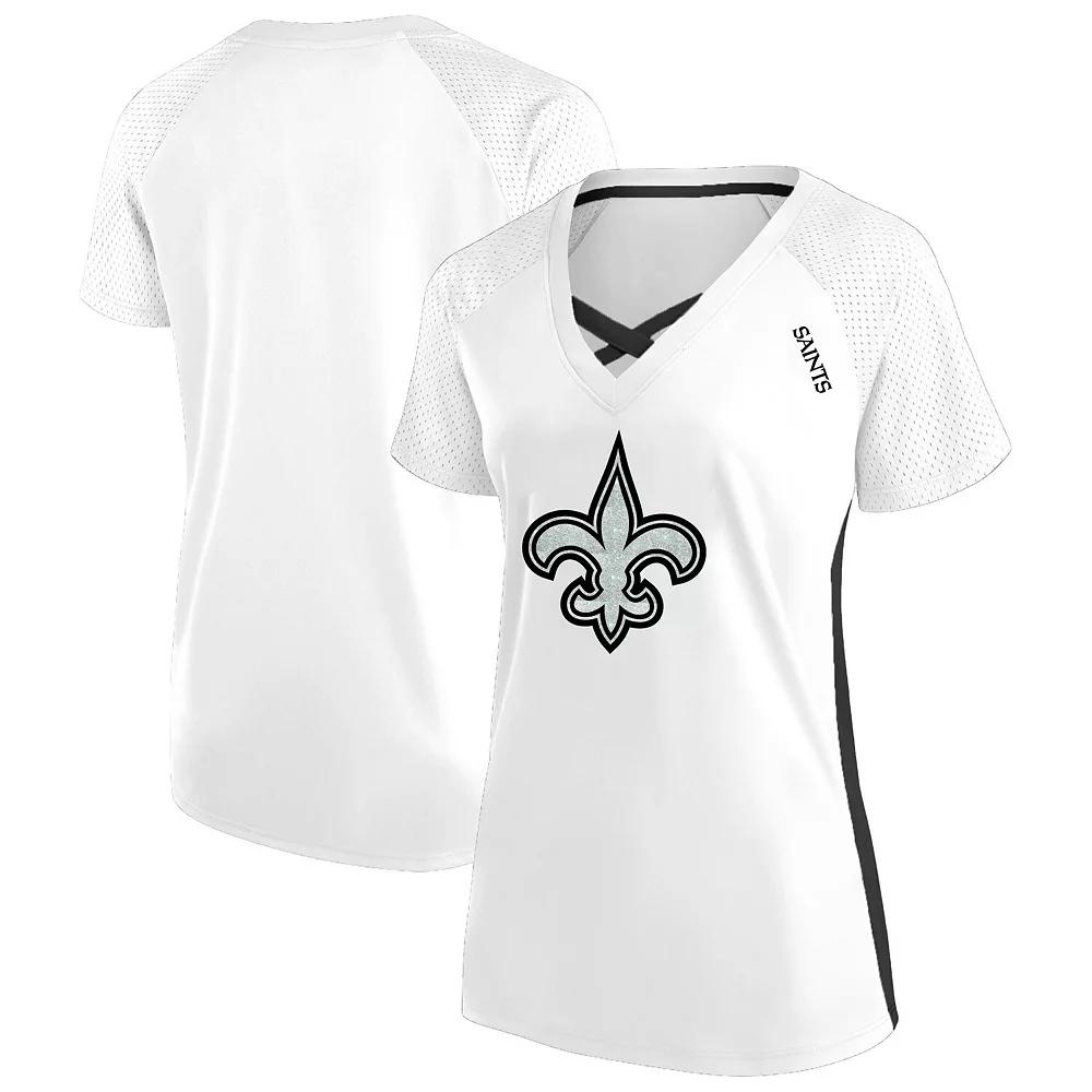 Women's Fanatics White New Orleans Saints Plus  Product Image
