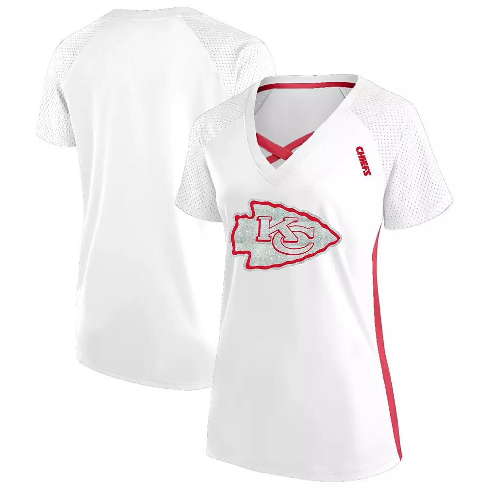 Women's Fanatics White Kansas City Chiefs Plus  Product Image