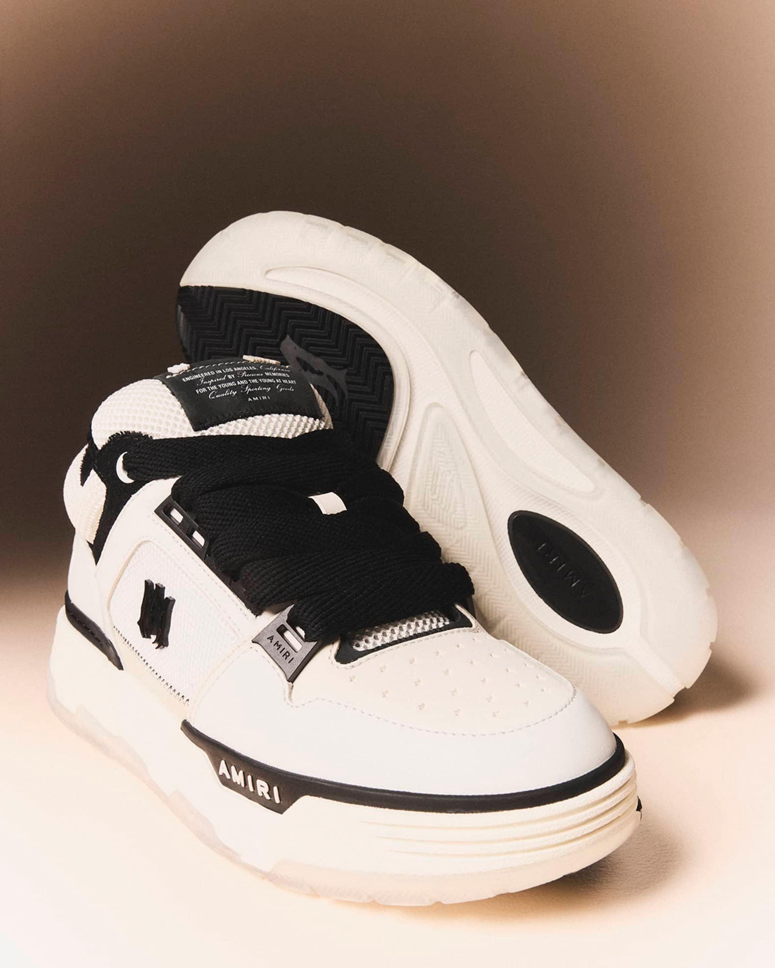 Men's MA-1 Leather & Mesh Low-Top Sneakers  Product Image