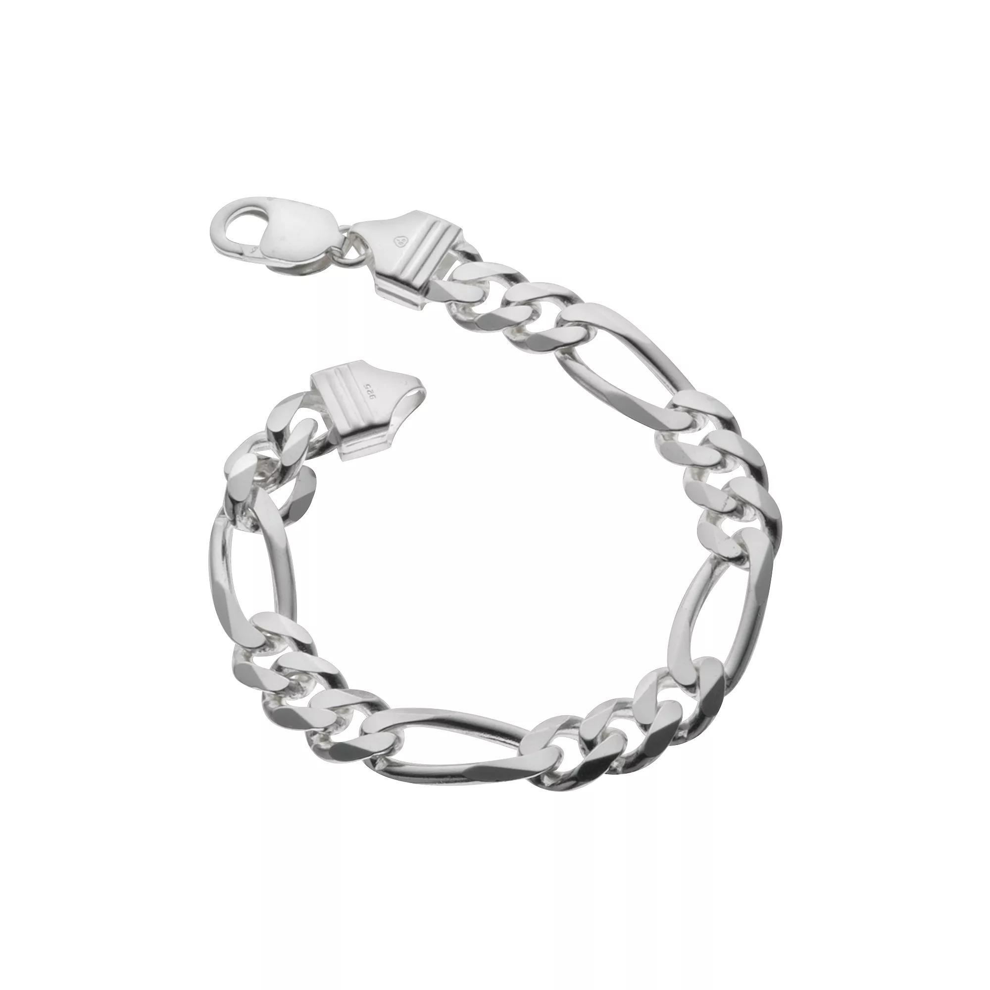 PRIMROSE Sterling Silver Figaro Bracelet, Women's, Size: 8", Mutli Product Image