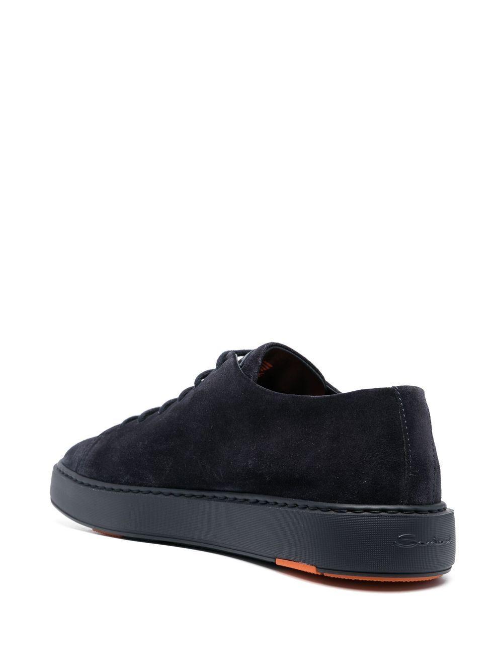 low-top suede sneakers Product Image