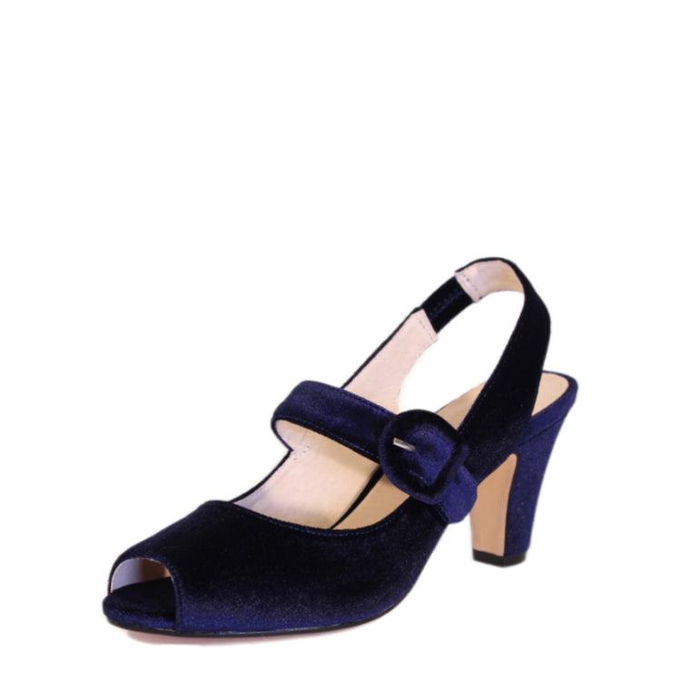 Liberty Velvet Mary Jane Heels Product Image
