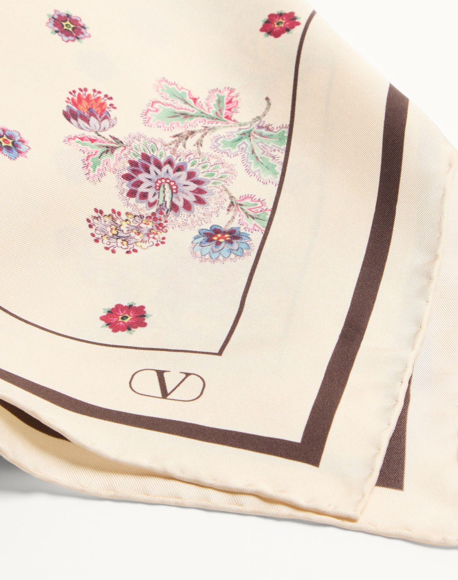 Papier Floral Silk Scarf Product Image