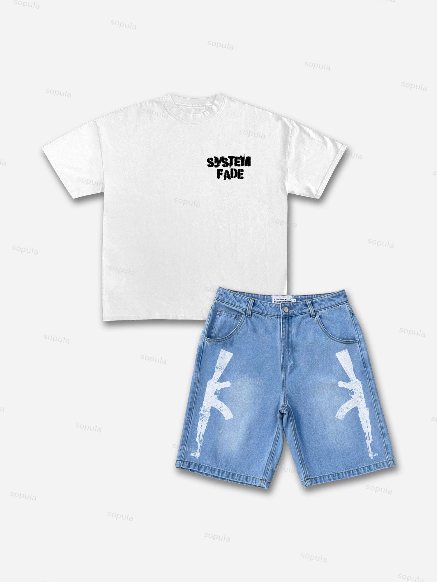 Boyz N The Hood Vintage Aged Graphic T-shirt Set Product Image