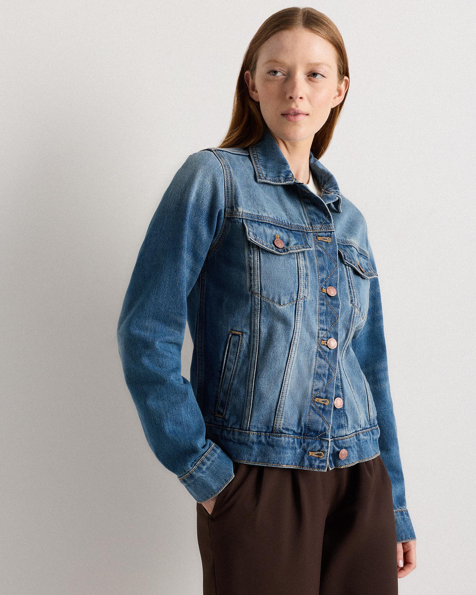 Quince | Women's Denim Jacket Size XS, Cotton Product Image