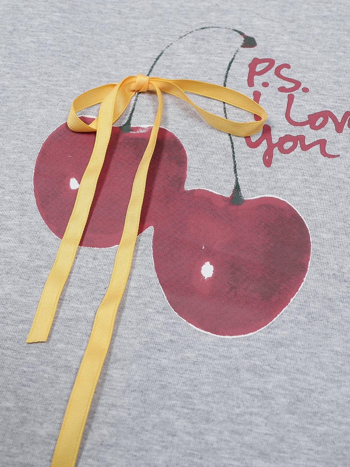 Aelfric Eden Lace Cherry Print Tank Top Product Image