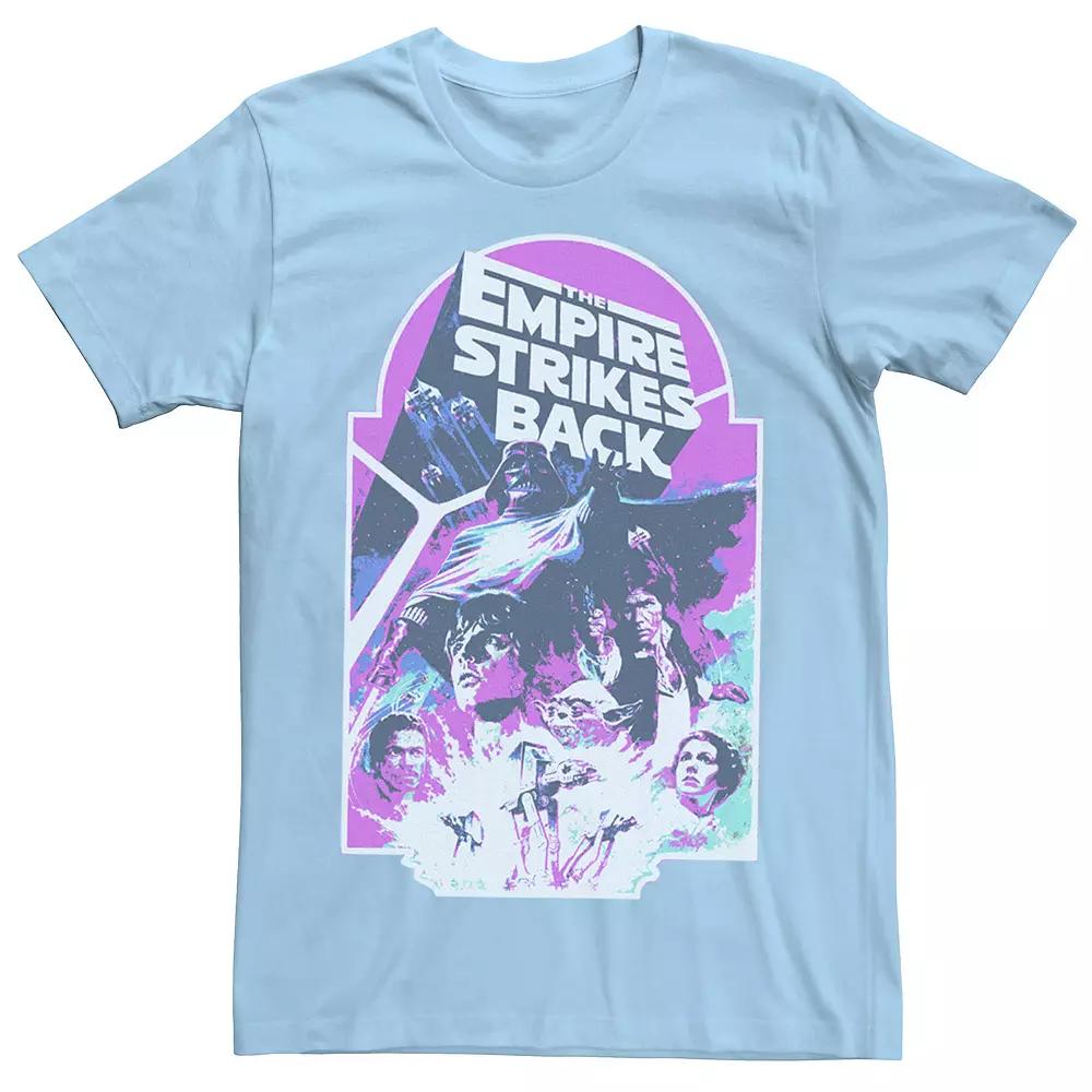 Men's Star Wars The Empire Strikes Back Neon Distressed Graphic Tee,  Product Image