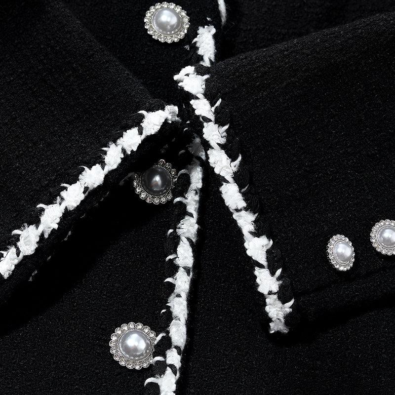 Tweed Knitted Short Jacket Product Image