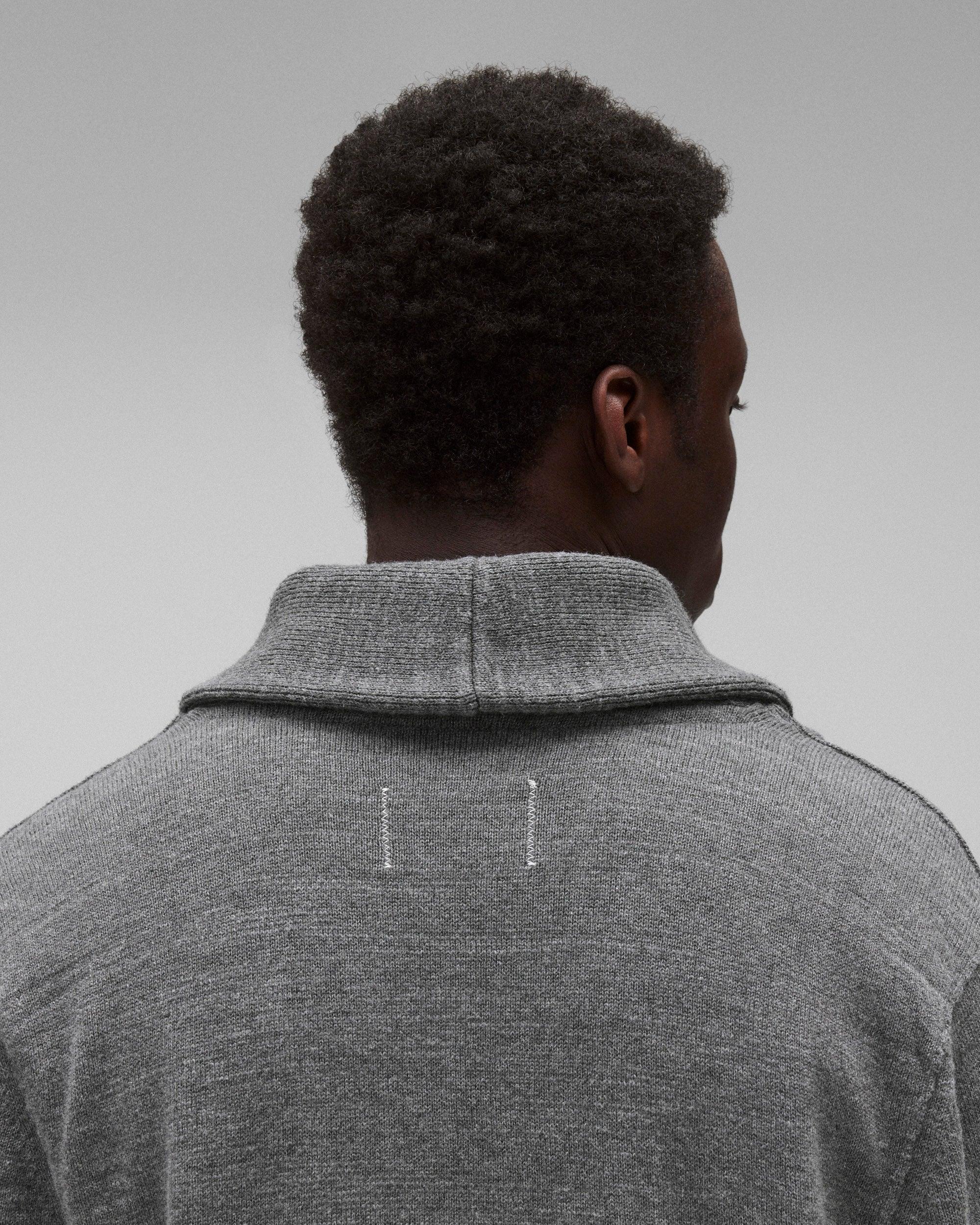 Cotton Slub Laurel Shawl Cardigan Male Product Image