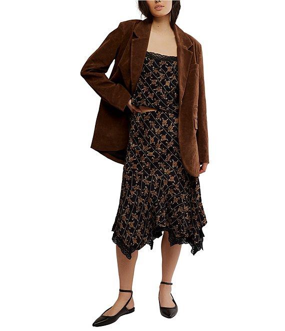 Free People Bali Margot Coordinating Floral Print Square Neck Sleeveless Top Product Image