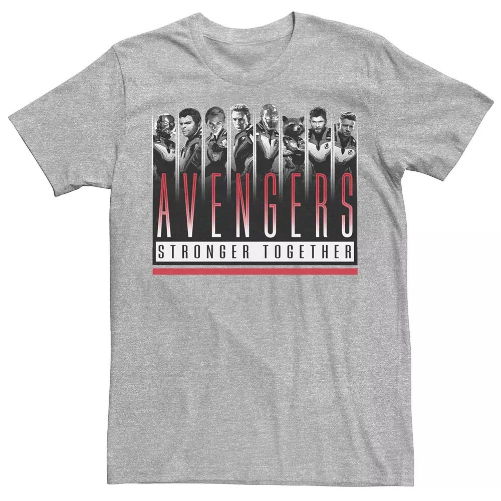Men's Marvel Avengers Endgame Stronger Together Tee, Size: 3XL, Athletic Grey Product Image