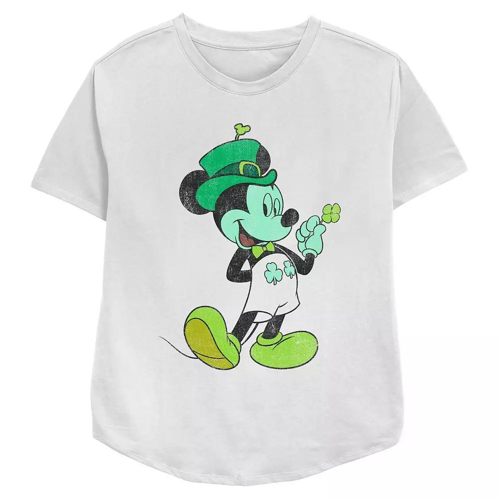 Disney's Mickey Mouse Lucky Outfit Women's Relaxed Fit Graphic Tee,  Product Image