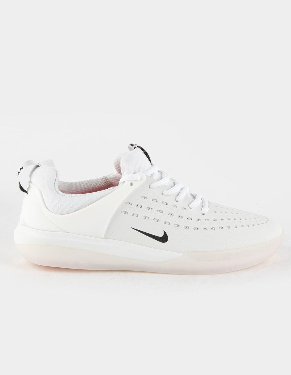 NIKE SB Zoom Nyjah 3 Skate Shoes - WHITE Product Image