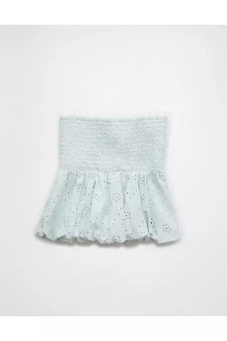 AE Eyelet Bubble Tube Top Women's Product Image