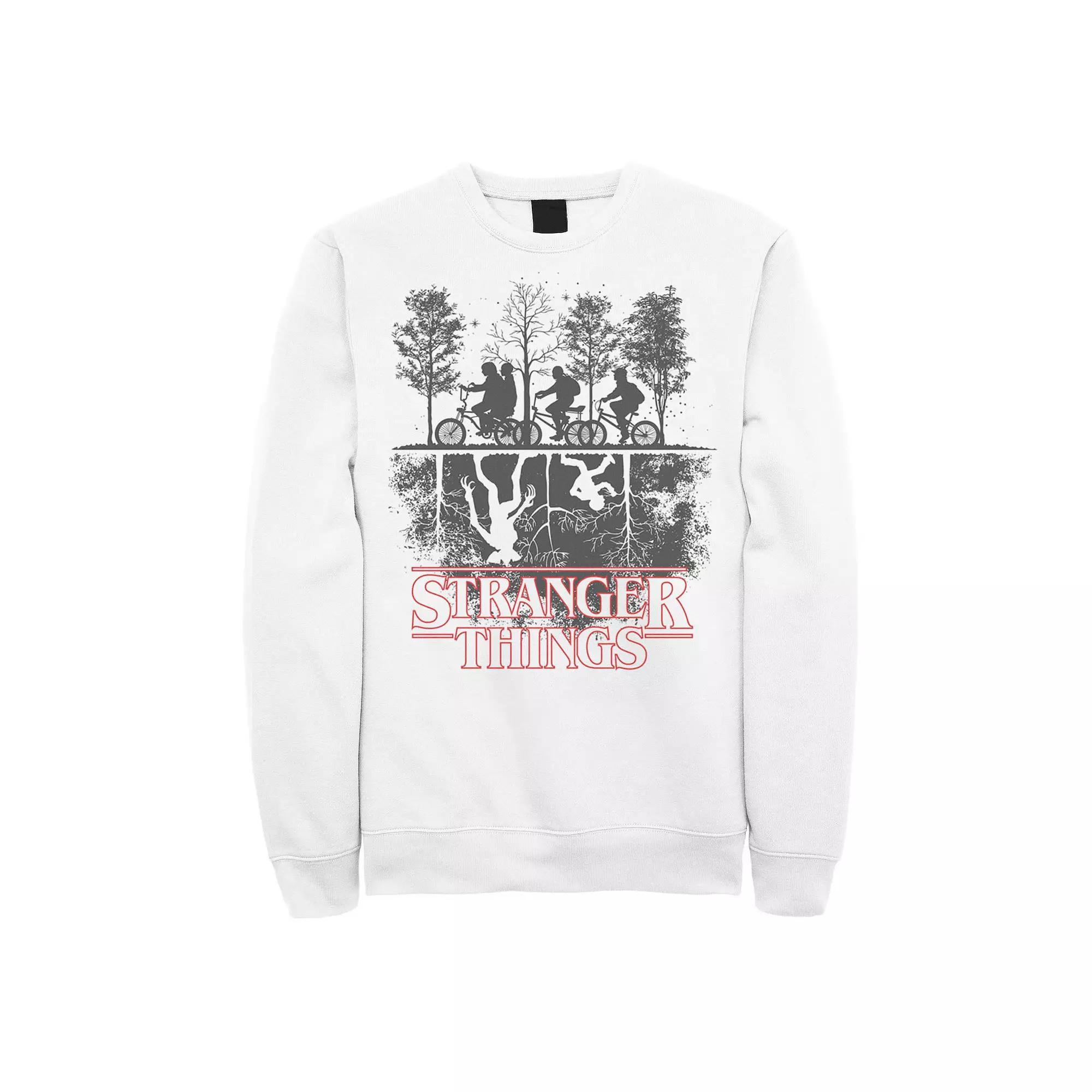 Men's Netflix Stranger Things The Upside Down Logo Sweatshirt,  Product Image