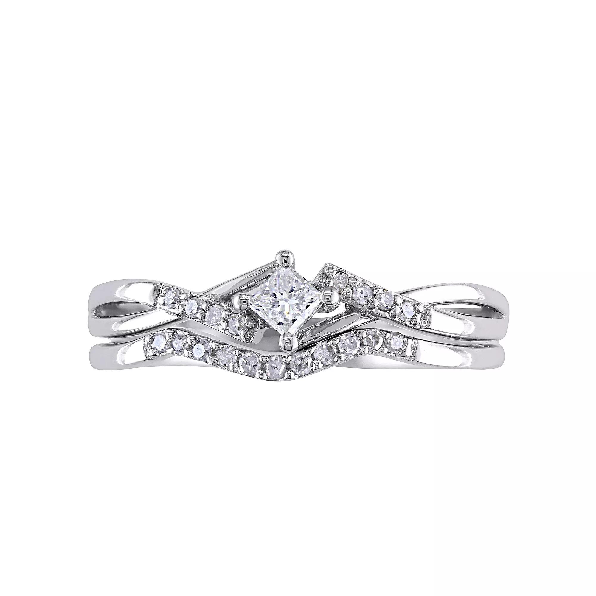 Womens Stella Grace Stella Grace Diamond Engagement Ring Set Product Image