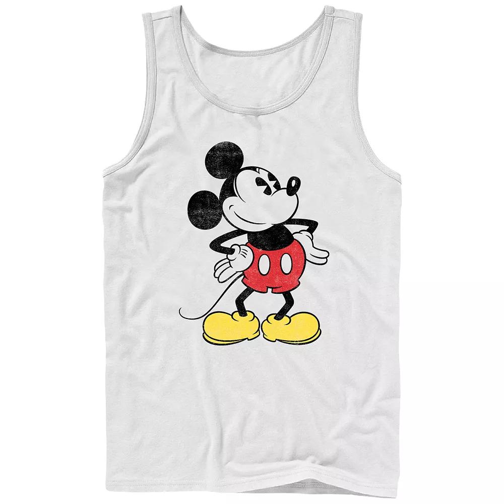 Disney's Mickey Mouse Men's Vintage Style Graphic Tank Top,  Product Image
