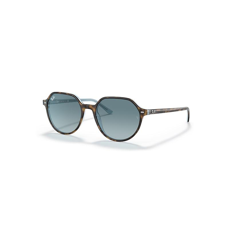 Ray-Ban New Round Sunglasses Frame Blue Lenses Product Image