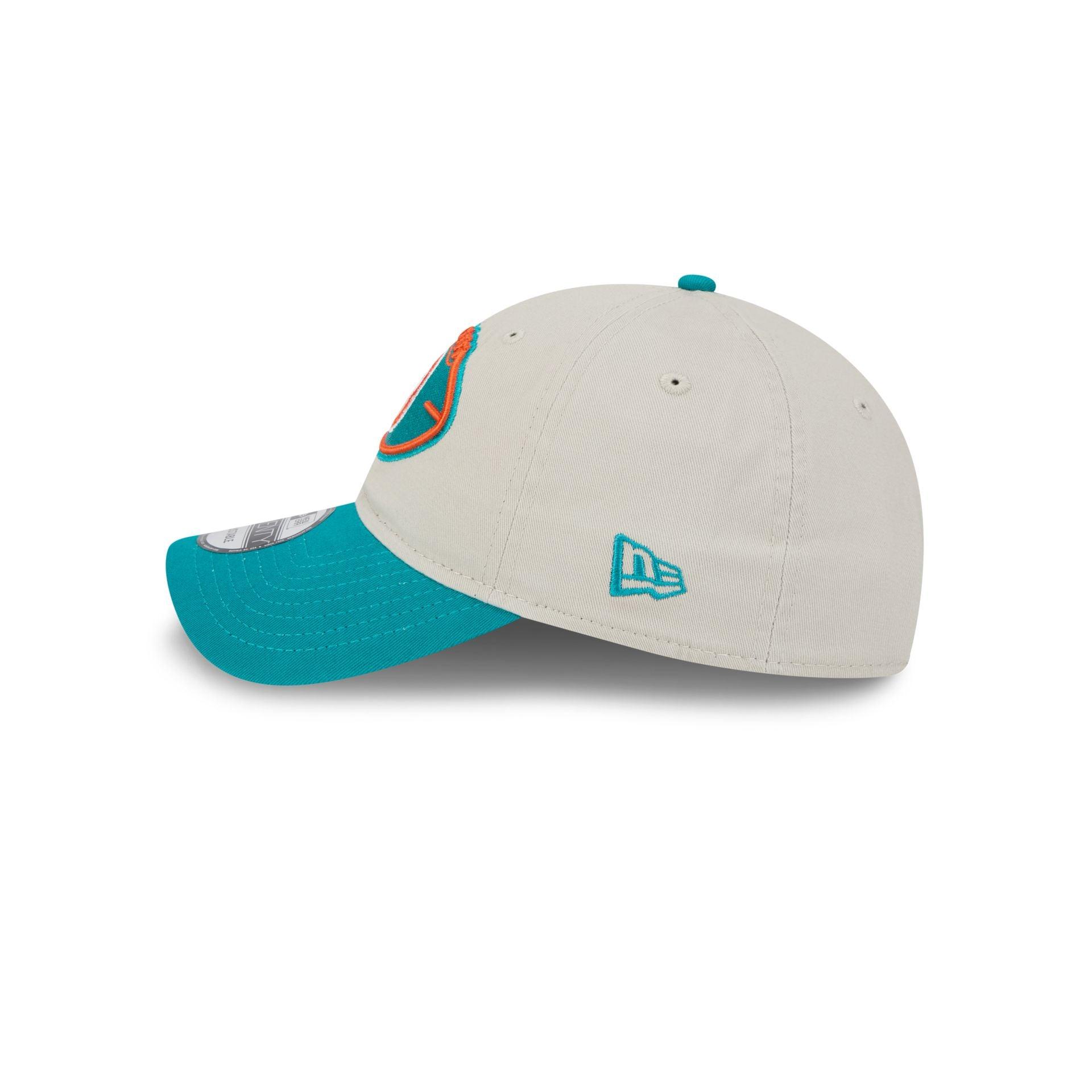 Miami Dolphins 2024 Historic Sideline 9TWENTY Adjustable Hat Male Product Image