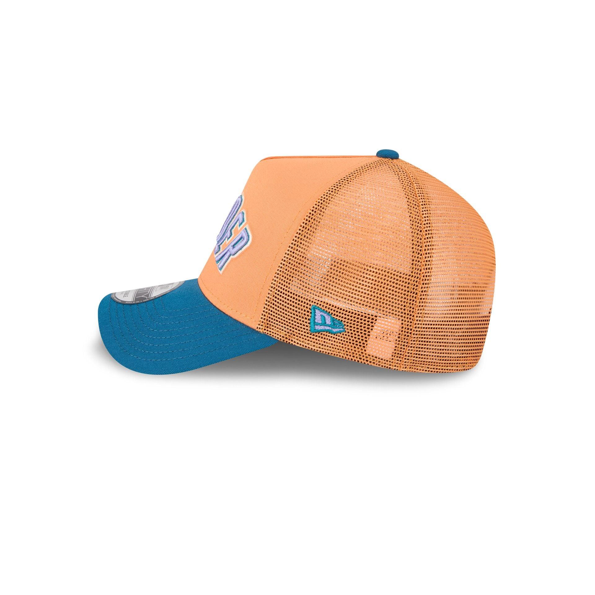 Oklahoma City Thunder Orange Glaze 9FORTY A-Frame Trucker Hat Male Product Image