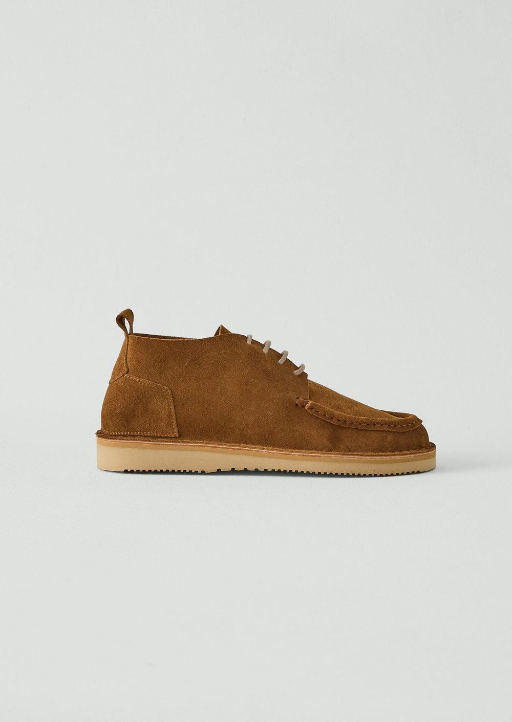 Fracap Suede Camp Shoes | Tabacco Product Image