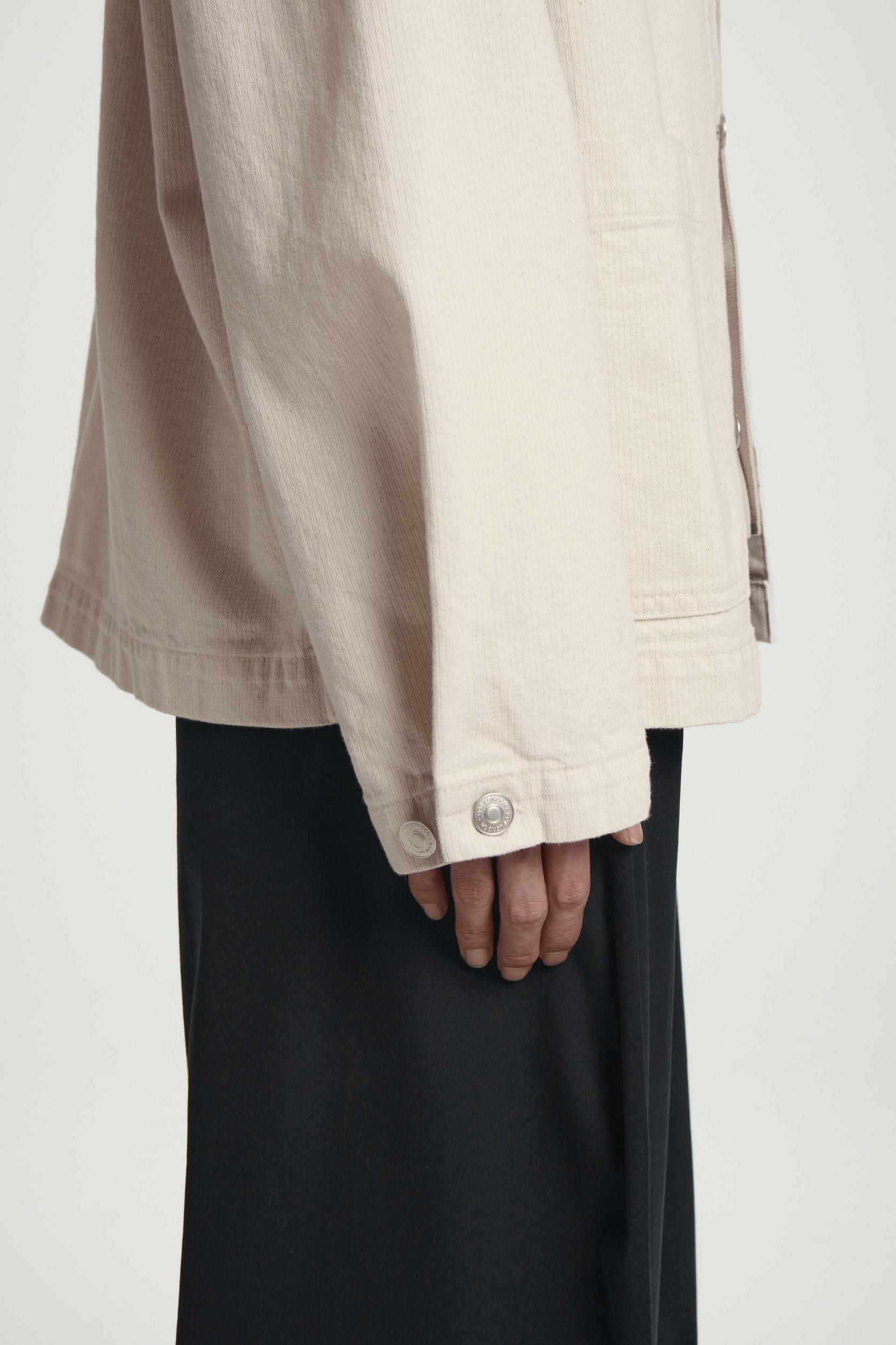 RELAXED CHAINSTITCHED DENIM OVERSHIRT Product Image